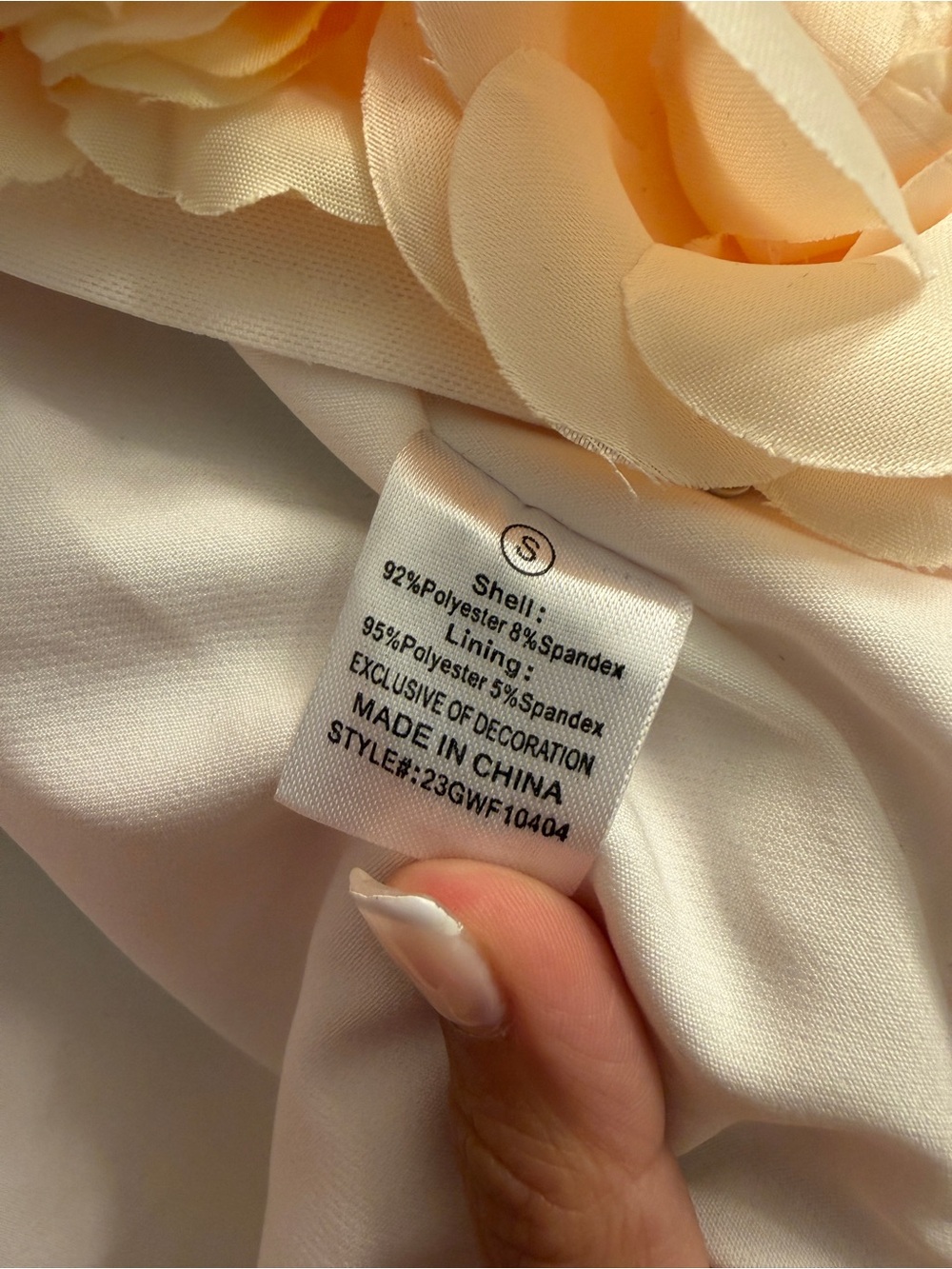NOVA LUXE Floral Appliqué Women’s Jacket (S) - Picture 6 of 6